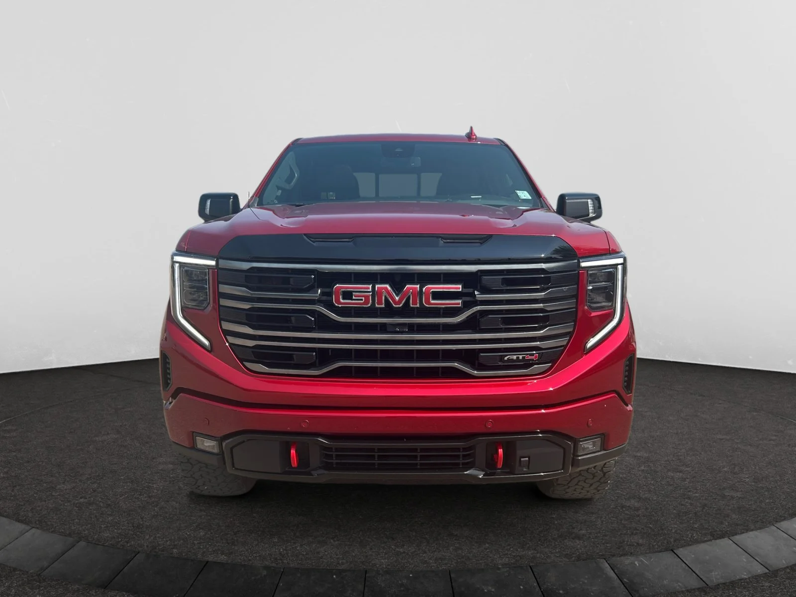 Used 2025 Red GMC AT4 Crew Cab 3.0L Diesel Leather Sunroof Navigation 4x4 image 8