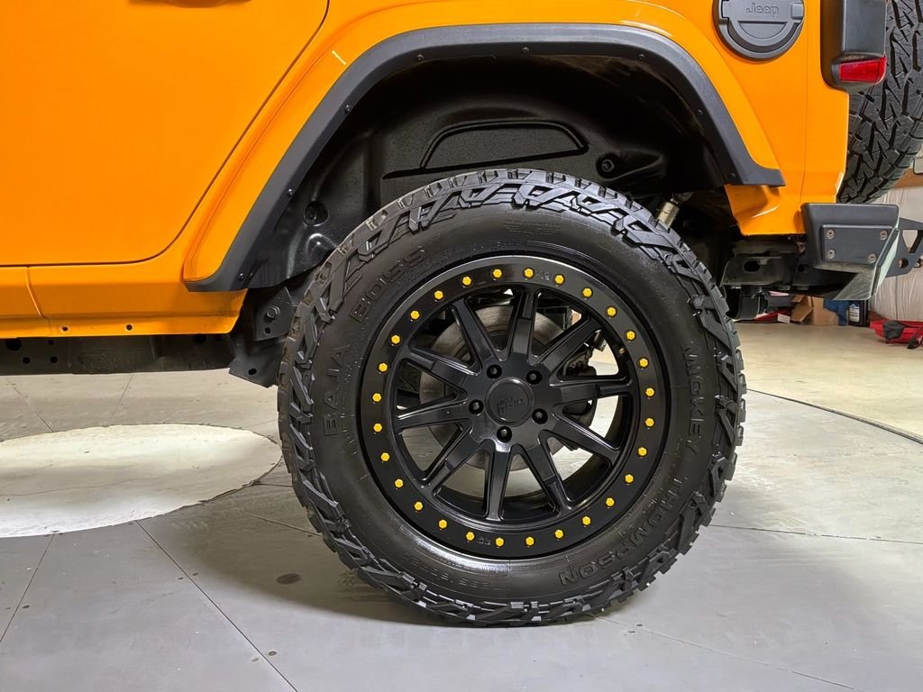 Used 2018 Yellow Jeep Unlimited Sahara image 10