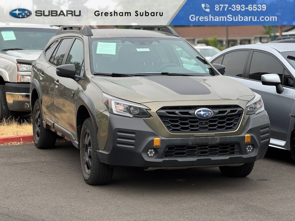 Used 2023 Autumn Green Metallic Subaru Wilderness image 1