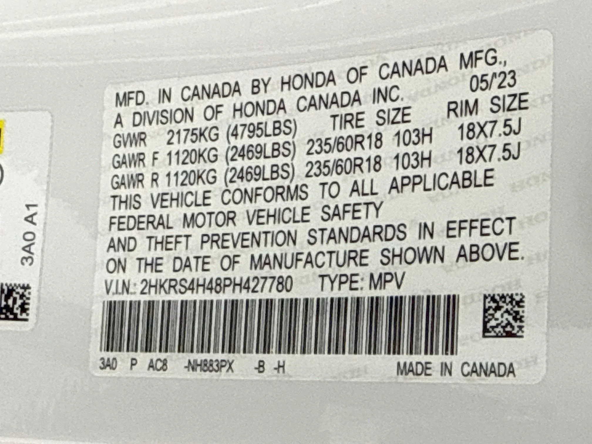 Used 2023 White Honda EX image 33