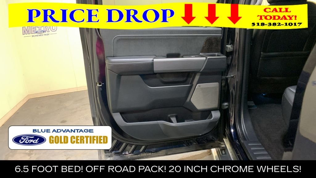 Certified Used 2022 Blue Metallic Ford Lariat image 24
