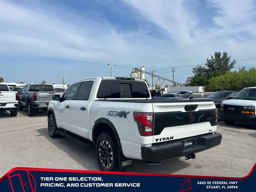 Used 2021 White Nissan Crew Cab PRO-4X 4x4 image 5