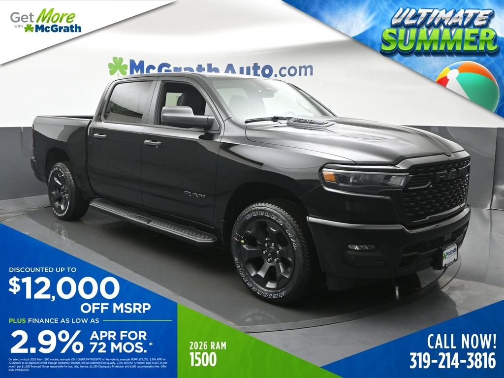 New 2026 Diamond Black Crystal Pearl-Coat Exterior Paint RAM Express image 1