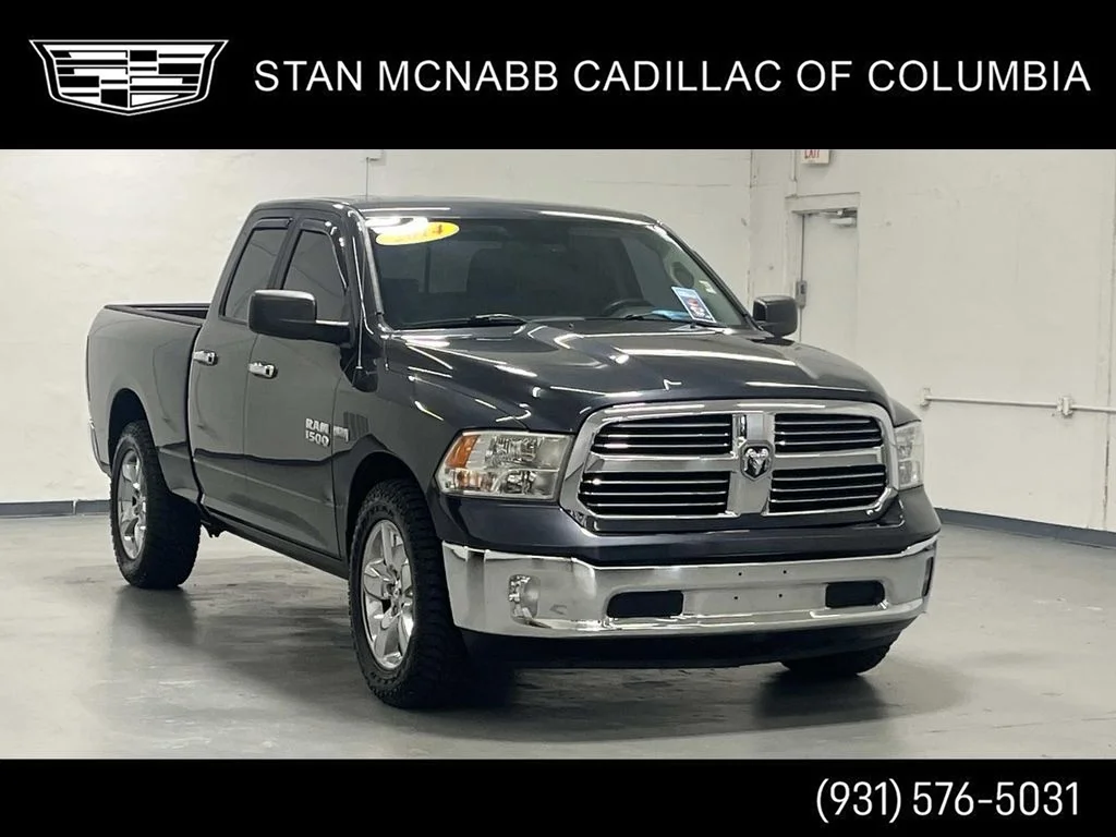 Used 2014 Maximum Steel Metallic Clearcoat Ram Big Horn Quad Cab 5.7L 4x2 image 1