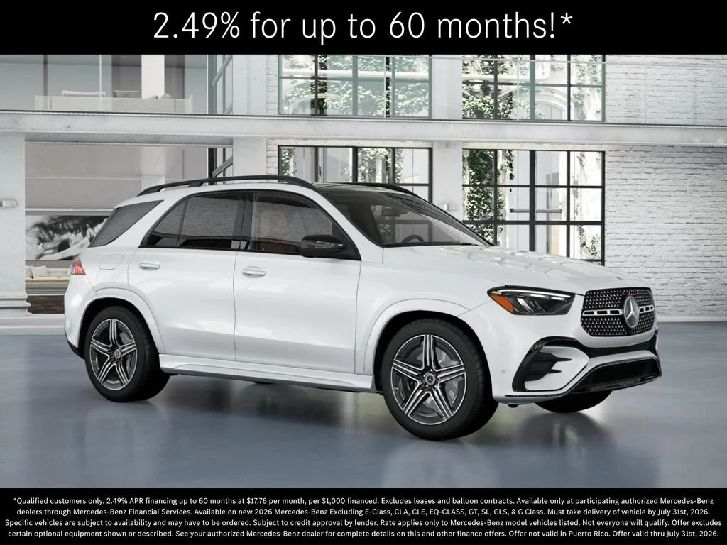 New 2026 MANUFAKTUR Moonlight White Metallic Mercedes-Benz GLE 450 image 54