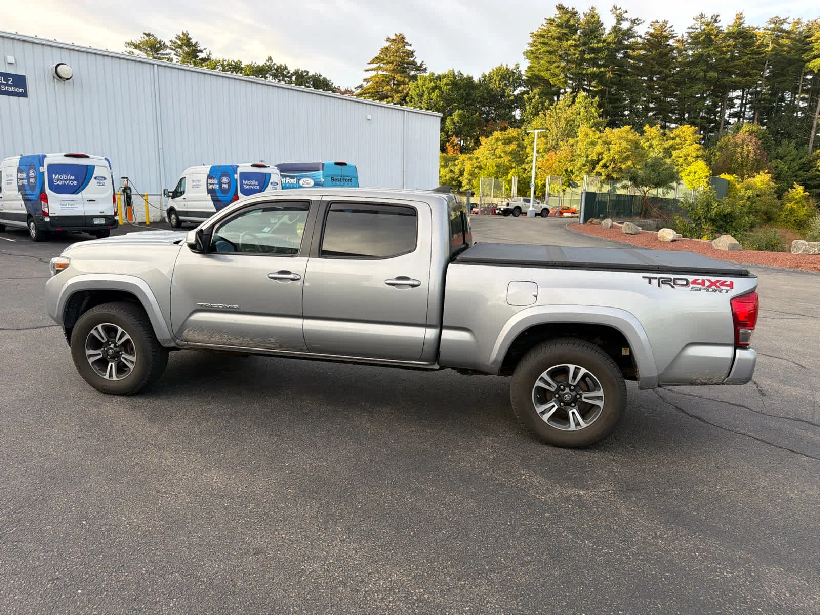 Used 2017 Silver Sky Metallic Toyota TRD Sport image 9