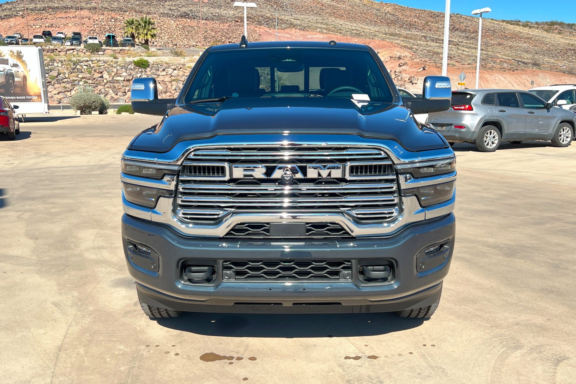 New 2026 Forged Blue Metallic Exterior Paint RAM Laramie image 9