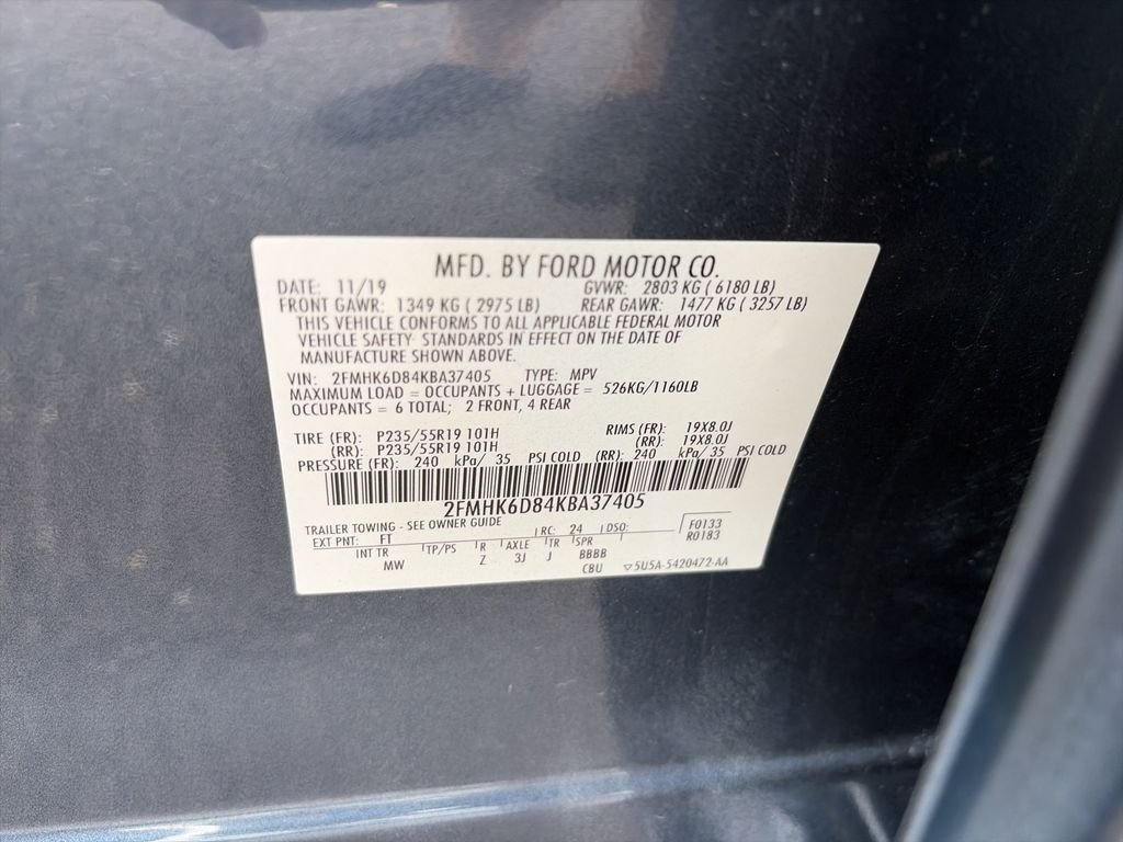 Used 2019 Blue Metallic Ford Limited image 37