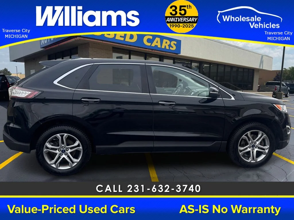 Used 2016 Ford Edge Titanium with VIN 2FMPK4K97GBC64221 for sale in Traverse City, MI