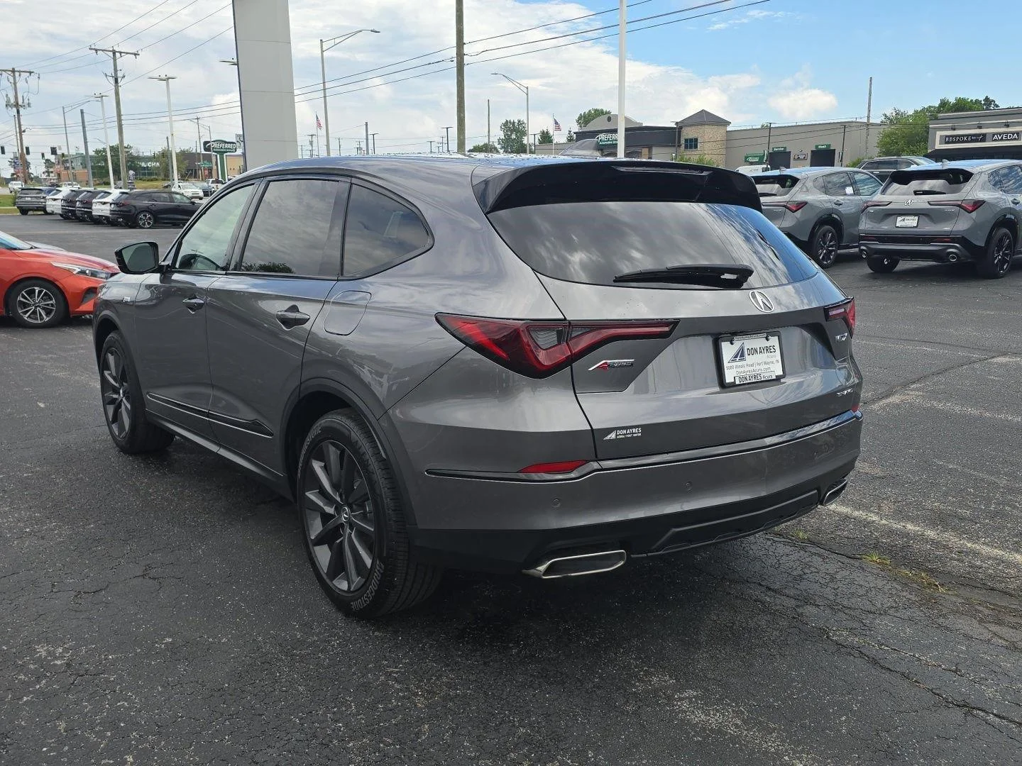 Used 2025 Liquid Carbon Metallic Acura SH-AWD A-SPEC image 8