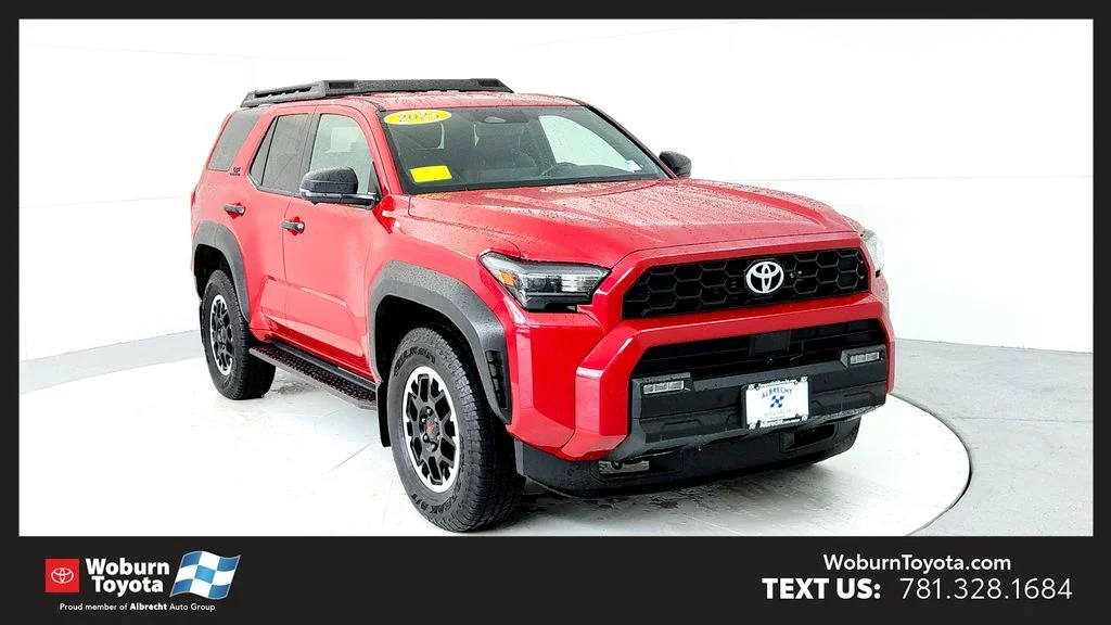 Certified Used 2025 Red Toyota TRD Off-Road Premium image 1