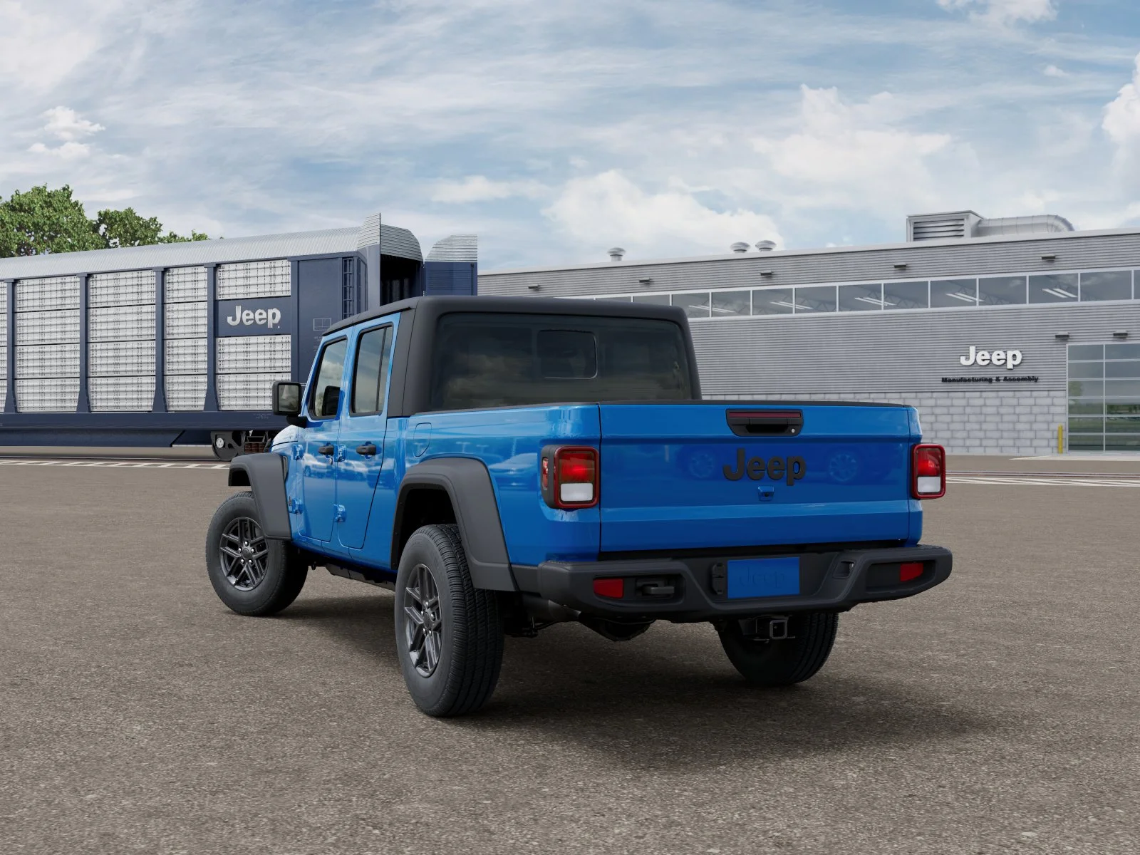 New 2026 Hydro Blue Pearl-Coat Exterior Paint Jeep  image 3