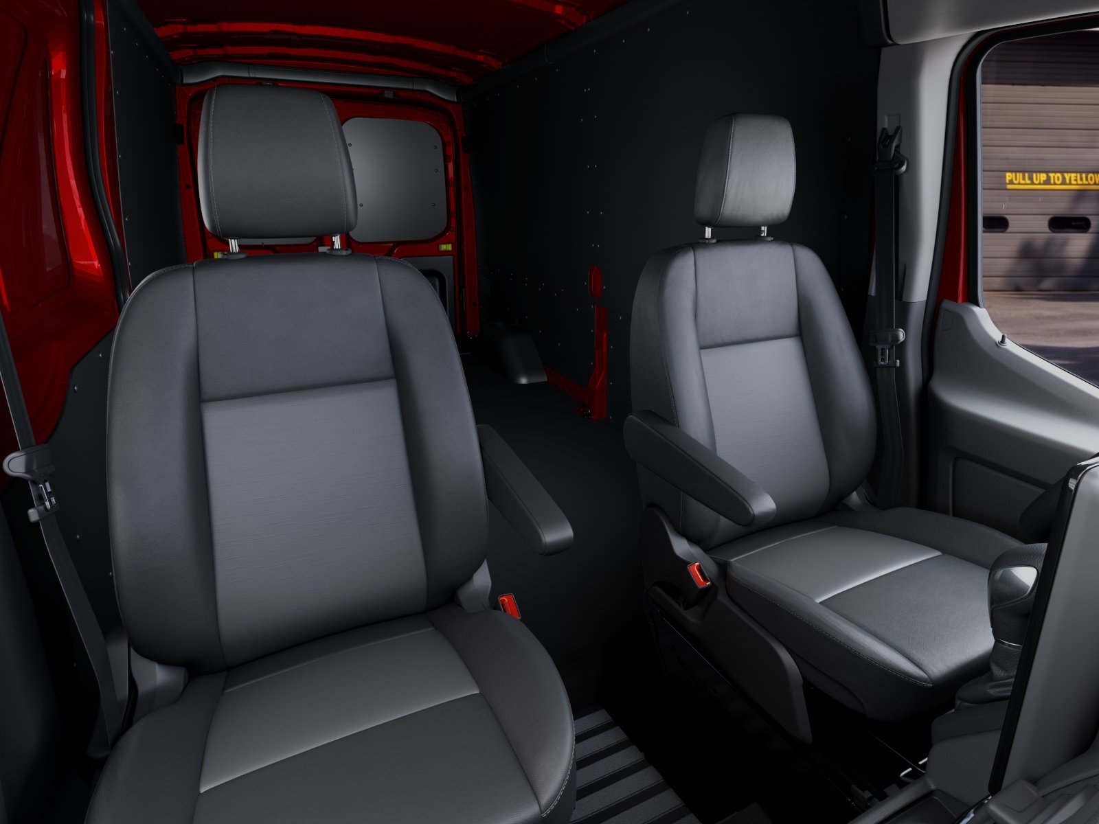 New 2027 Race Red Ford Cargo Van image 10