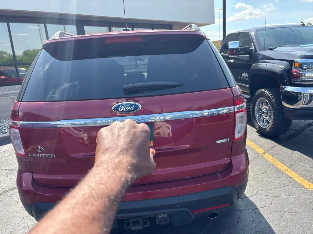 Used 2013 Ruby Red Metallic Ford Limited image 6