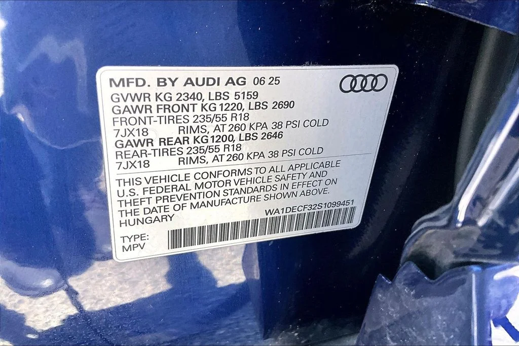 Used 2025 Blue Audi Premium image 19