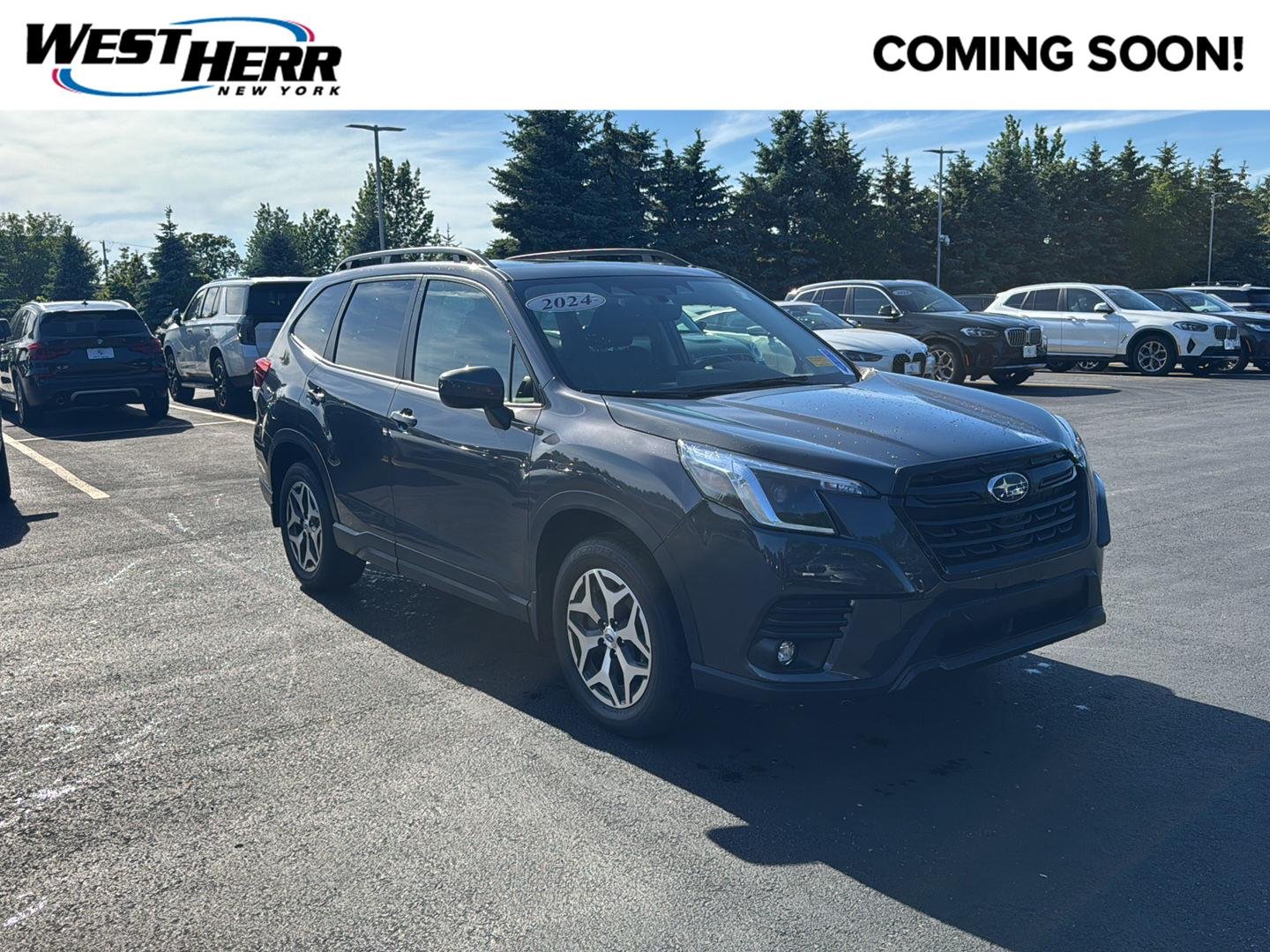Used 2024 Magnetite Gray Metallic Subaru Premium image 1