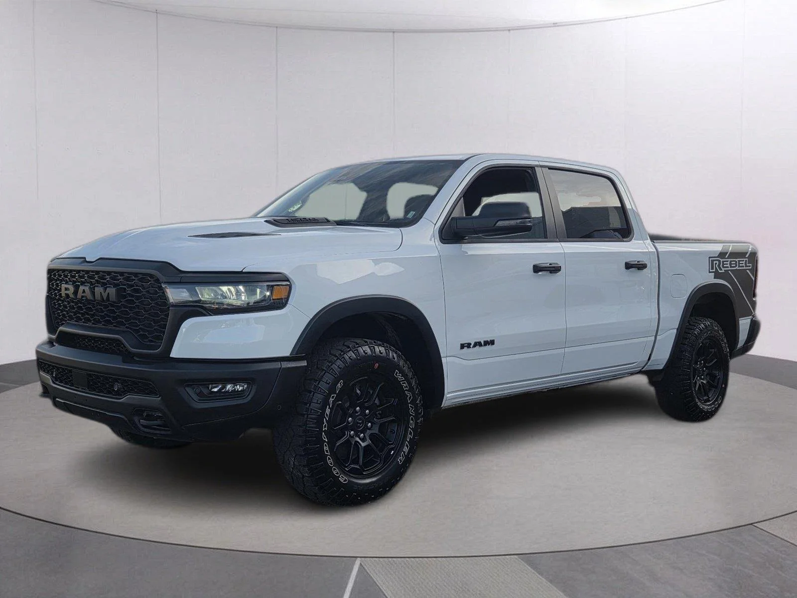 Used 2026 Bright White Clearcoat Ram Rebel image 1