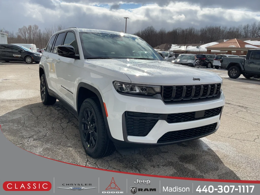 New 2026 Bright White Clearcoat Jeep Altitude 4x4 image 1