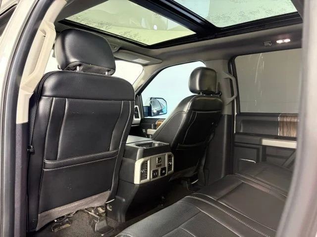 Used 2018 White Platinum Clearcoat Metallic Ford Lariat image 34