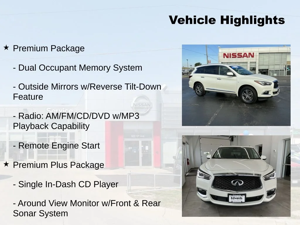 Used 2017 White INFINITI Base image 9