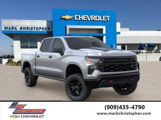 New 2026 Sterling Gray Metallic Chevrolet Custom Trail Boss image 1
