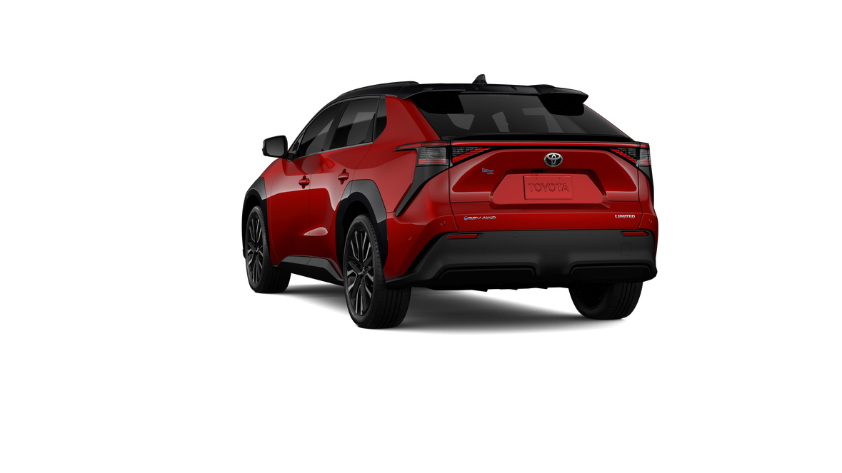 New 2026 Supersonic Red with Midnight Black Metallic roof Toyota Limited image 26