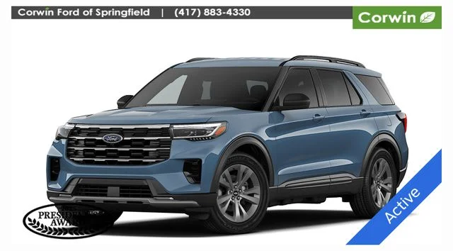 New 2026 Vapor Blue Metallic Ford Active image 1