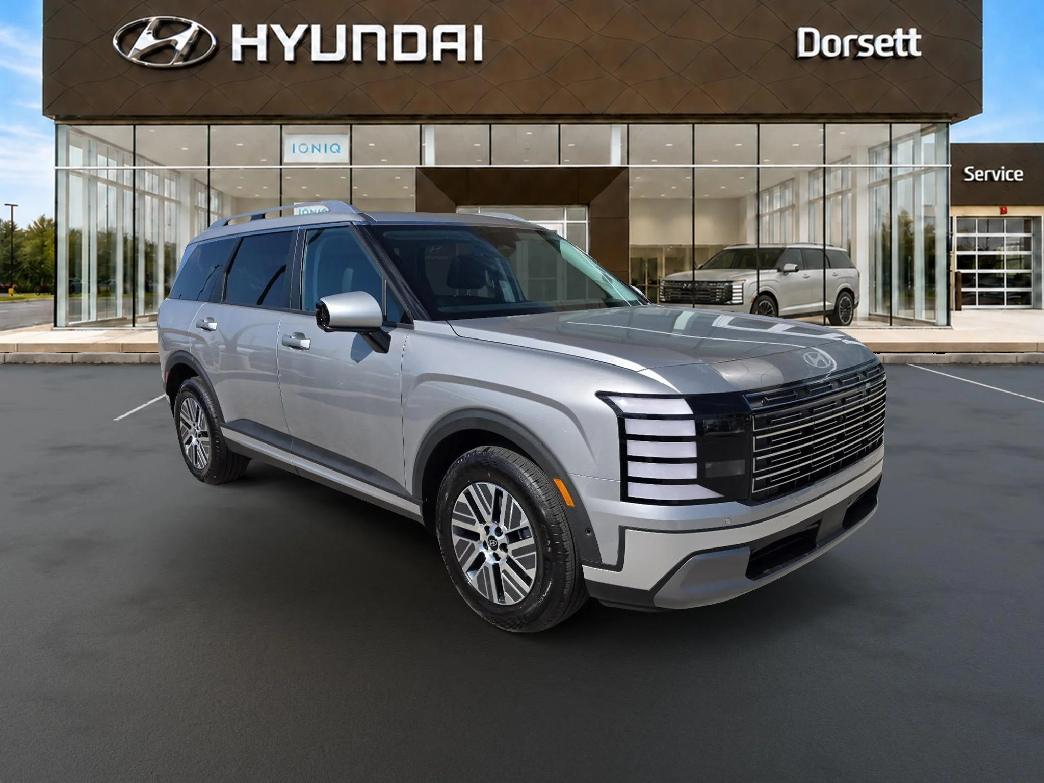 New 2027 Shimmering Silver Hyundai SEL Premium 7P image 8