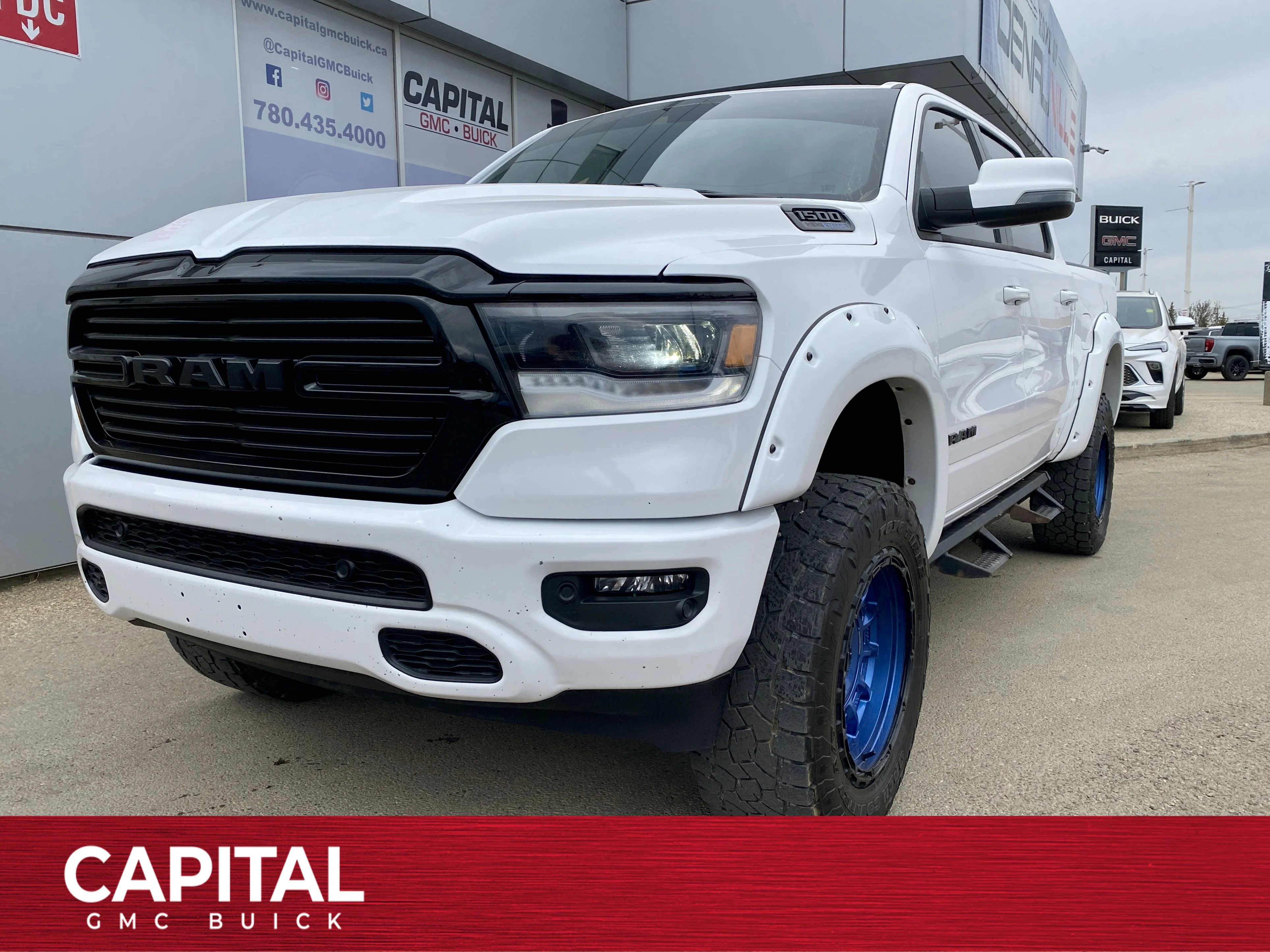 Certified Used 2023 White Ram Sport * LIFTED * DIGITAL DASH * NAVIGATION * image 1
