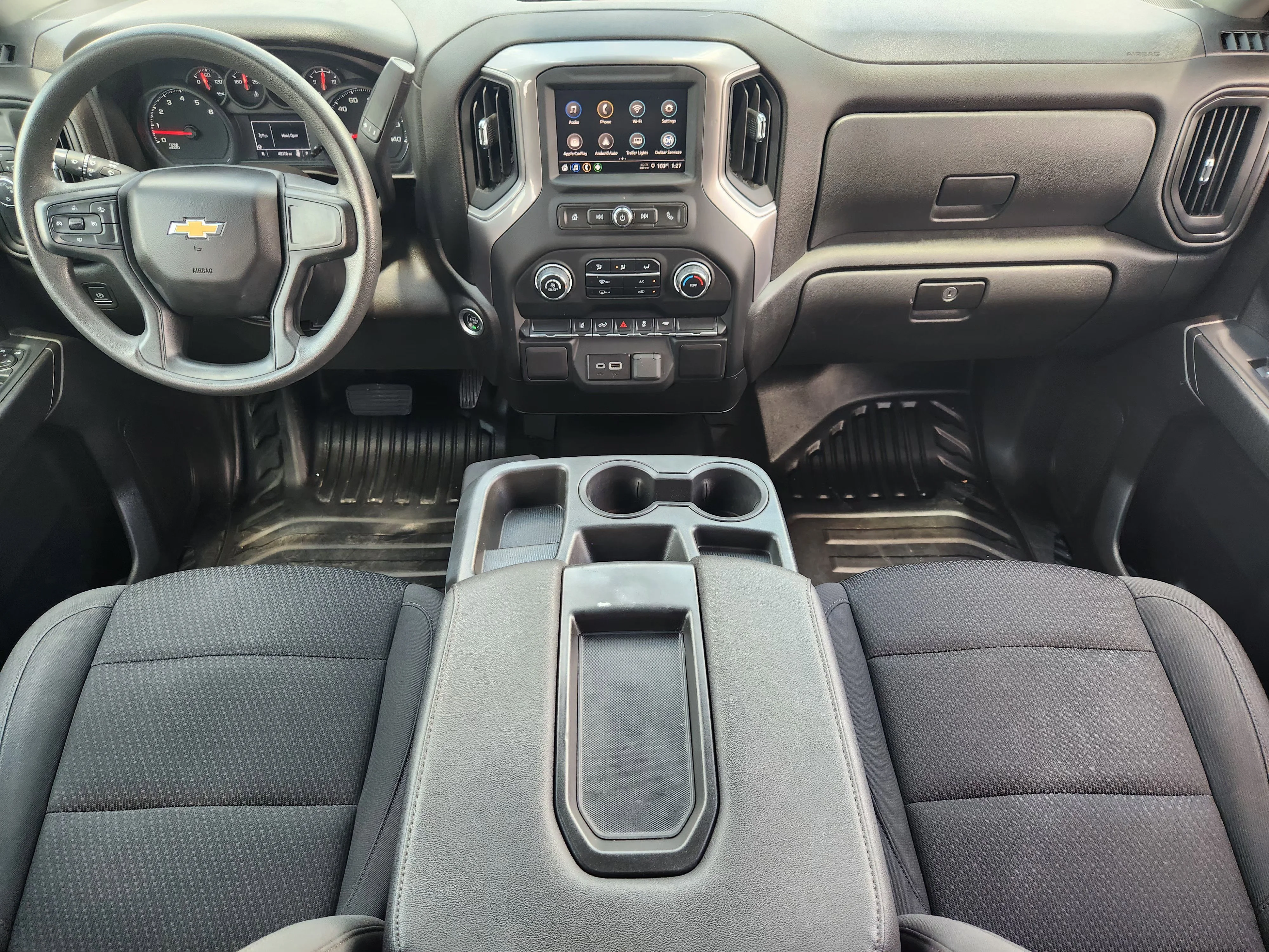 Used 2024 Sterling Gray Metallic Chevrolet Work Truck image 26