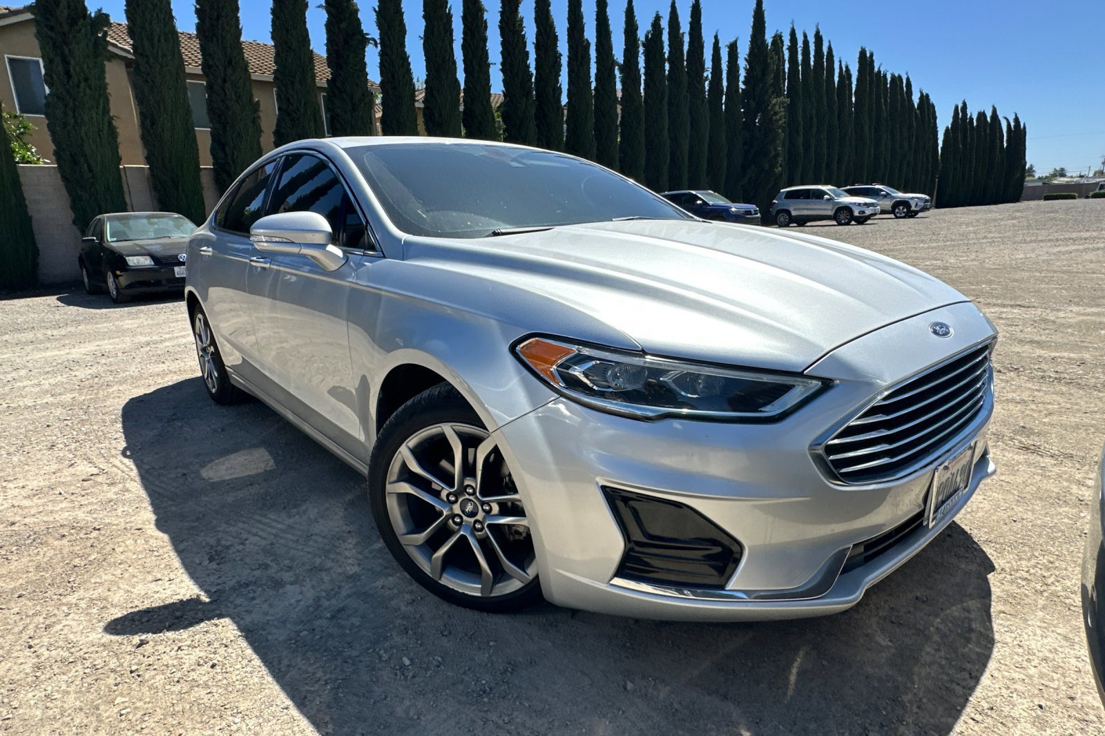 Used 2019 Ford Fusion SEL with VIN 3FA6P0CD2KR141679 for sale in Modesto, CA
