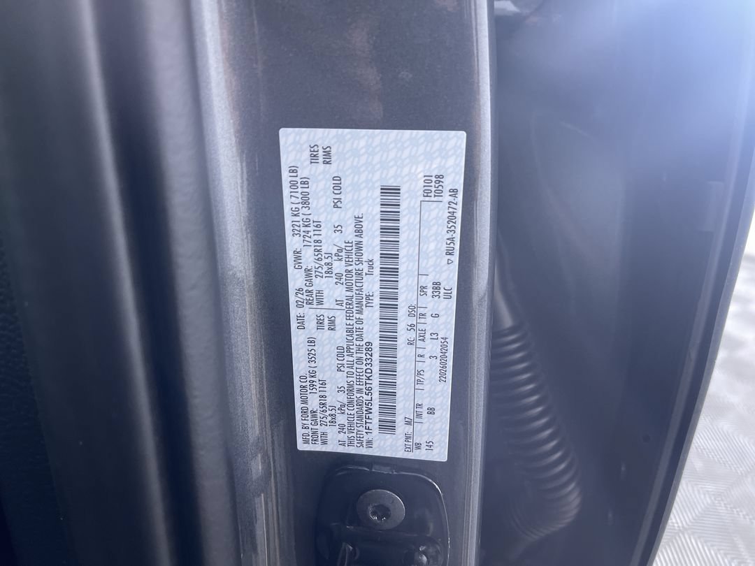 New 2026 Carbonized Gray Metallic Ford Lariat image 12