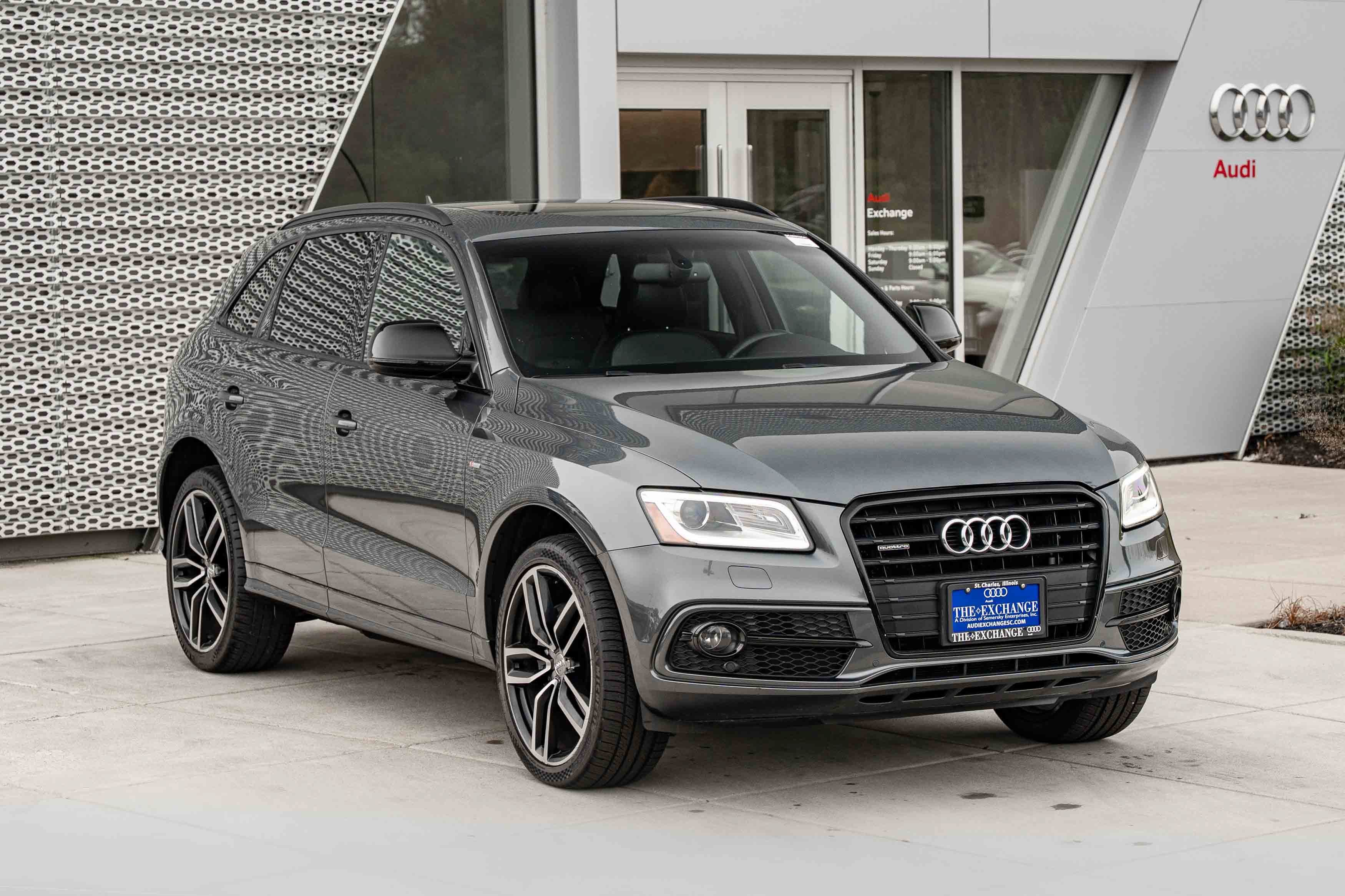 Used 2017 Daytona Gray Pearl Effect Audi Premium Plus image 2