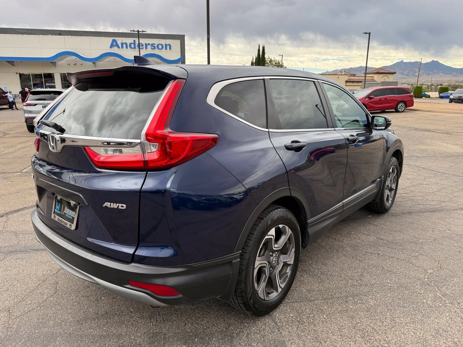 Used 2018 Blue Honda EX image 5