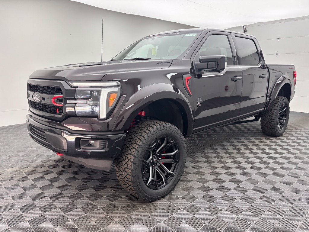 New 2026 Black Ford Lariat Limited Edition Black Widow Lifted Truck image 14