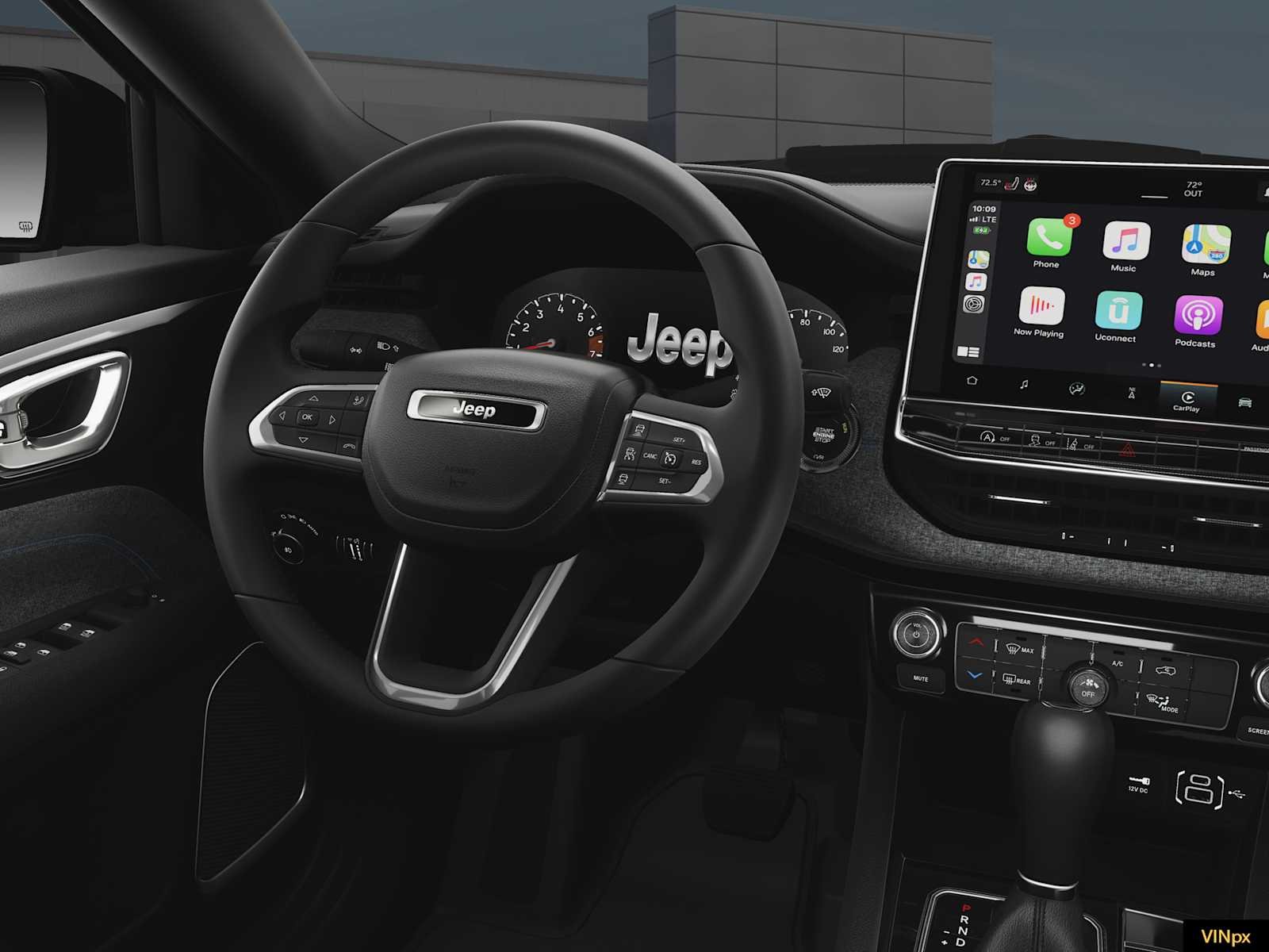 New 2026 Diamond Black Crystal Pearl-Coat Exterior Paint Jeep Latitude image 21