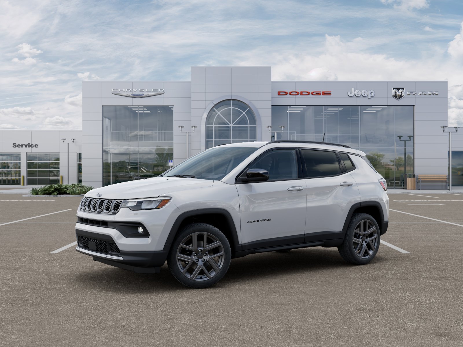 New 2026 Bright White Clear-Coat Exterior Paint Jeep Latitude image 27