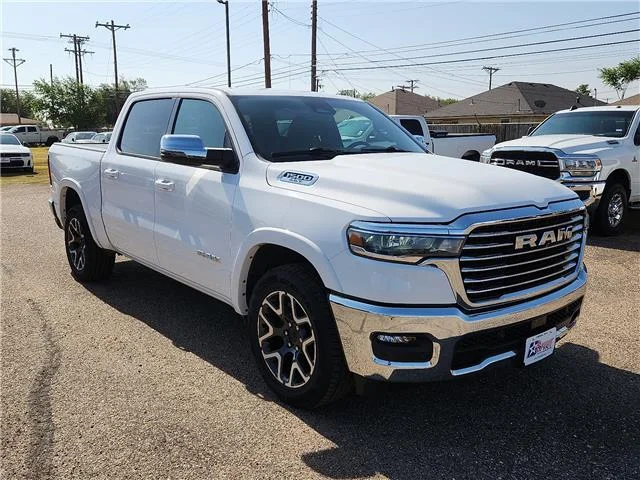 Used 2025 White RAM Laramie 4x4 Crew Cab 144.5 in. WB image 6