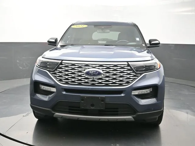 Used 2021 Blue Ford Platinum image 2