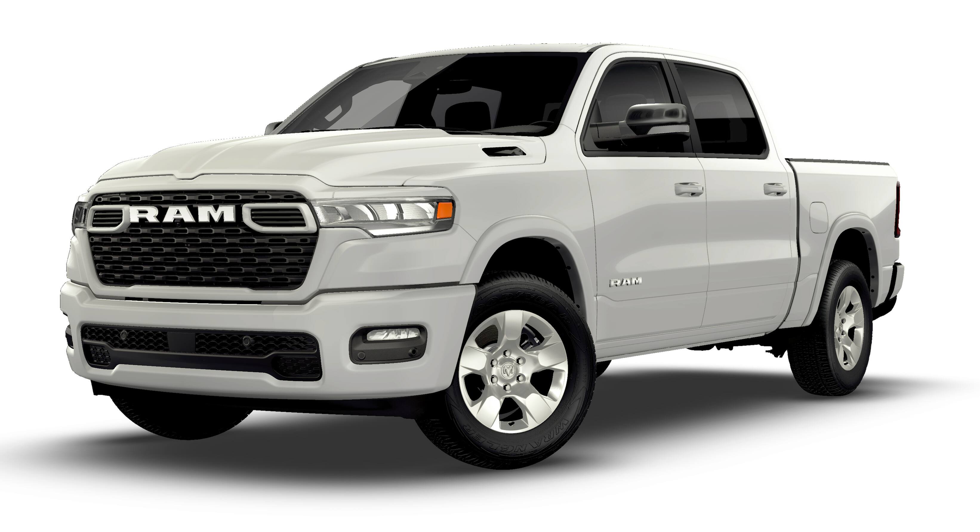 New 2026 Bright White Clear-Coat Exterior Paint RAM BIG HORN image 13