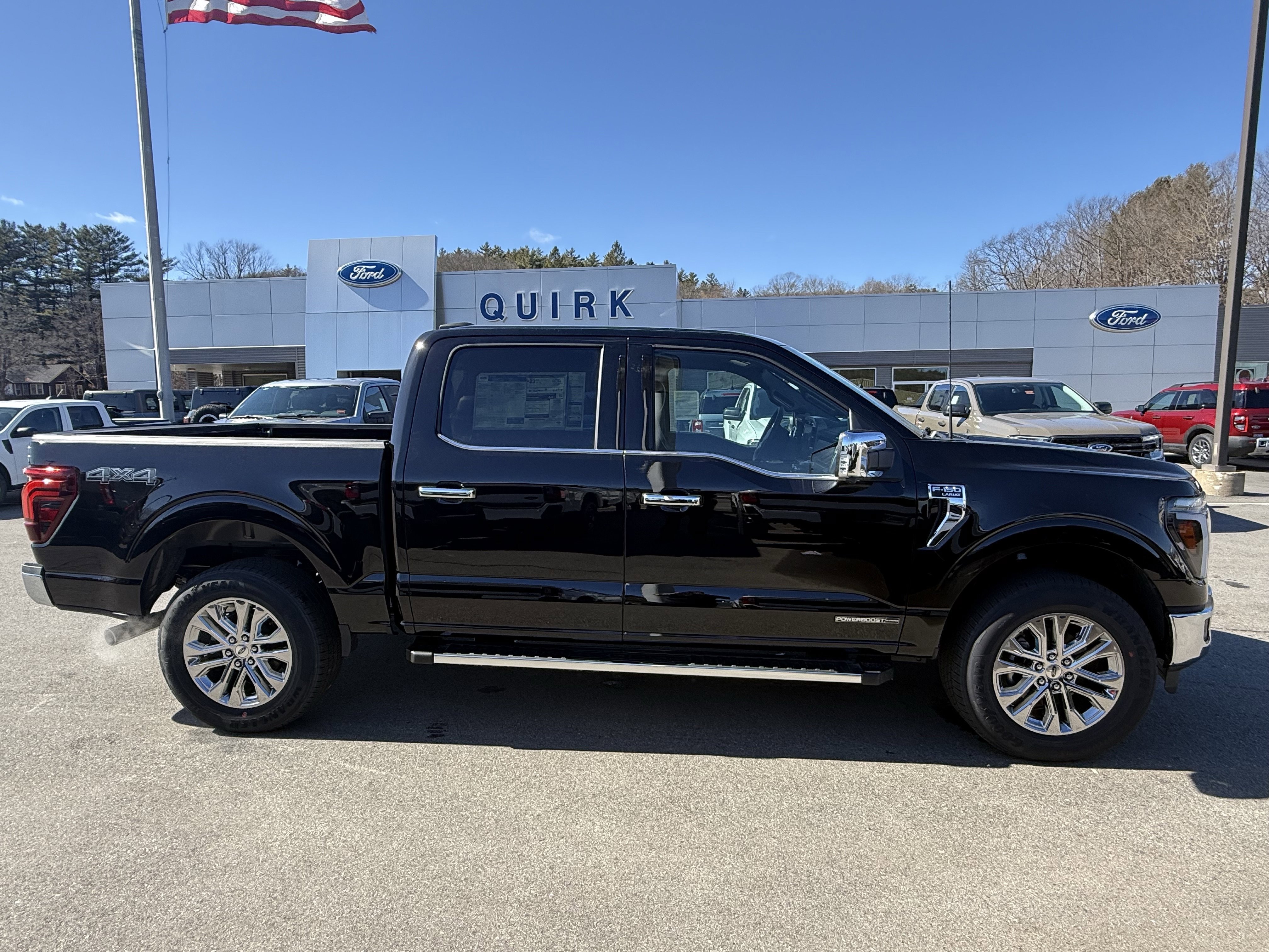 New 2026 Agate Black Metallic Ford Lariat® image 2