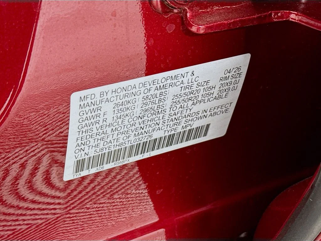 New 2026 Performance Red Pearl Acura Advance Package image 35