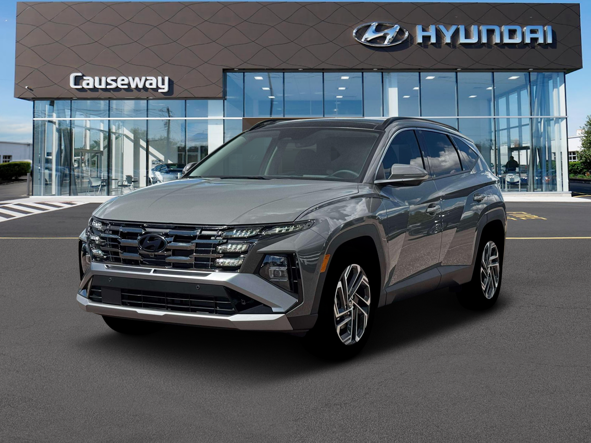 New 2026 Gray Hyundai Limited AWD image 1