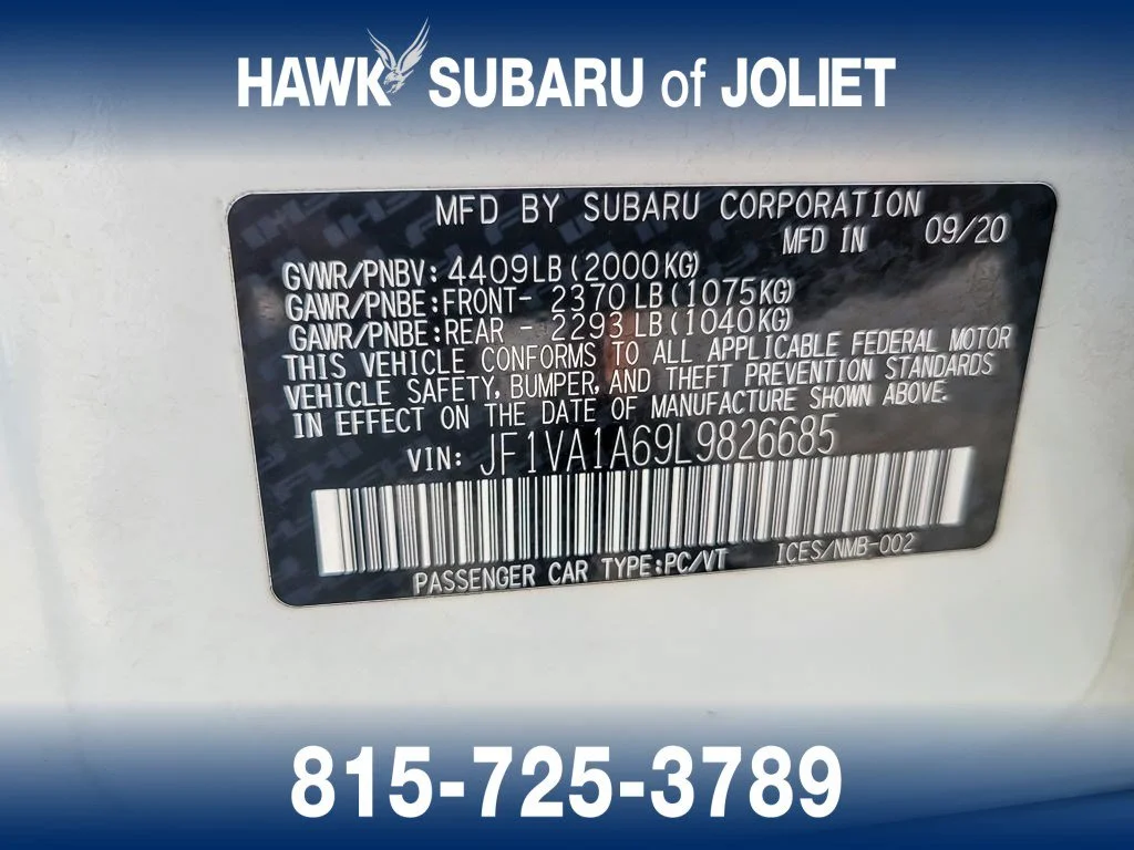 Used 2020 Crystal White Pearl Subaru Base image 23