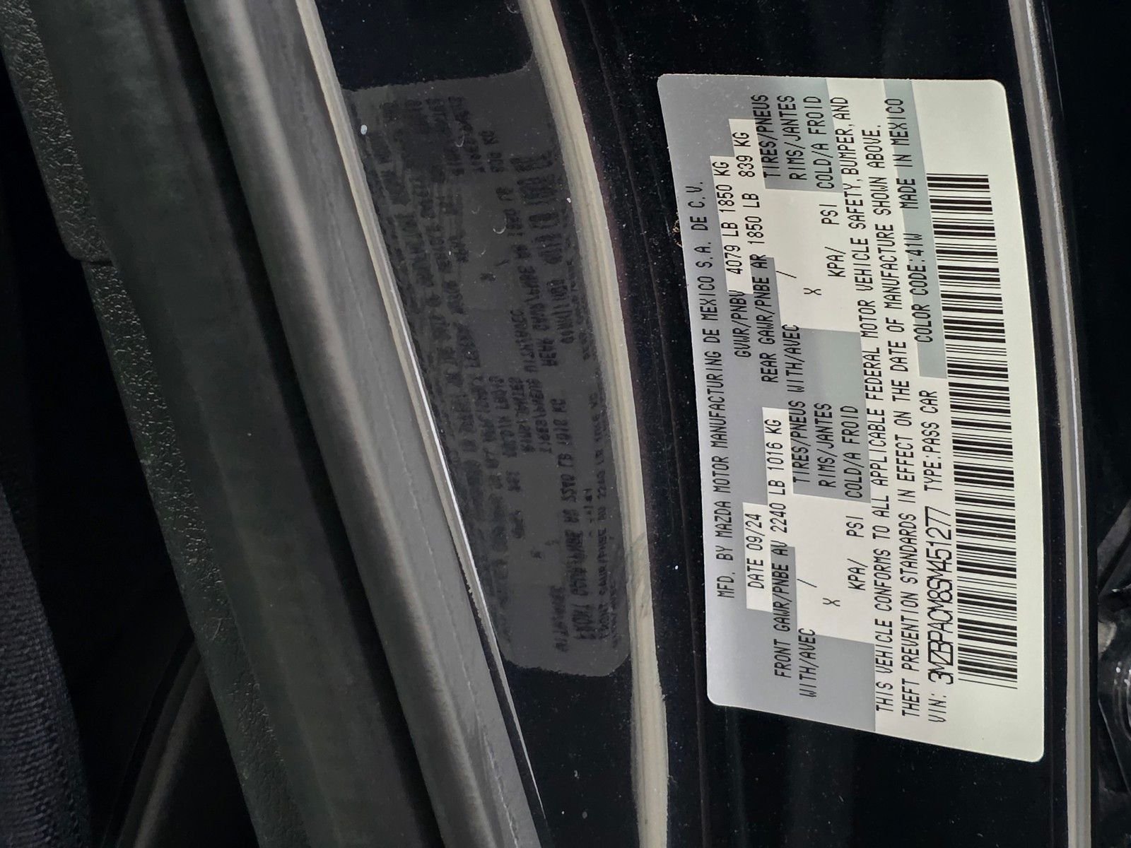 Used 2025 Jet Black Mica Mazda 2.5 S Preferred Package image 35