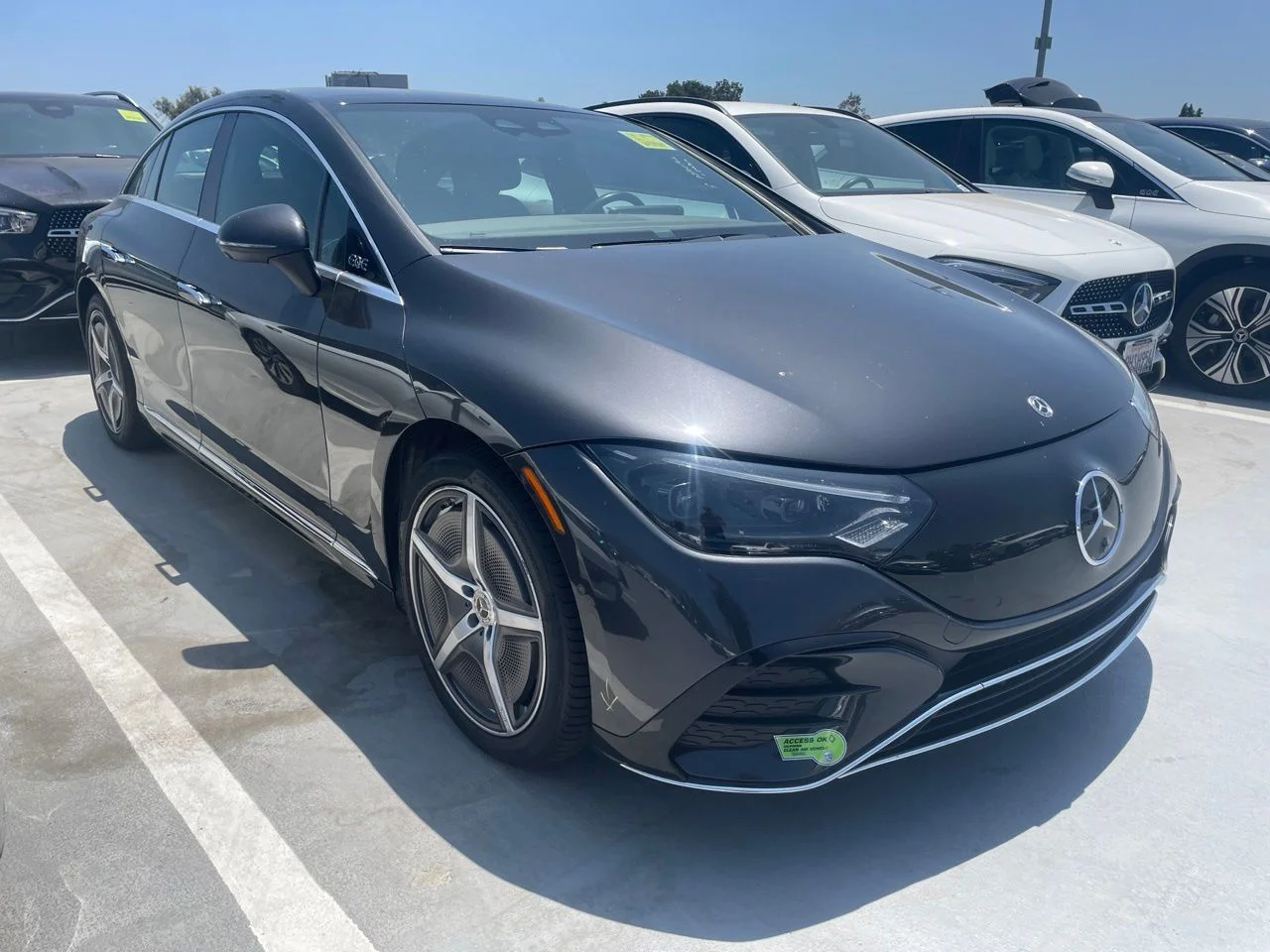 Certified Used 2023 Gray Mercedes-Benz 350+ Sedan Sedan AMG® Line Package image 3