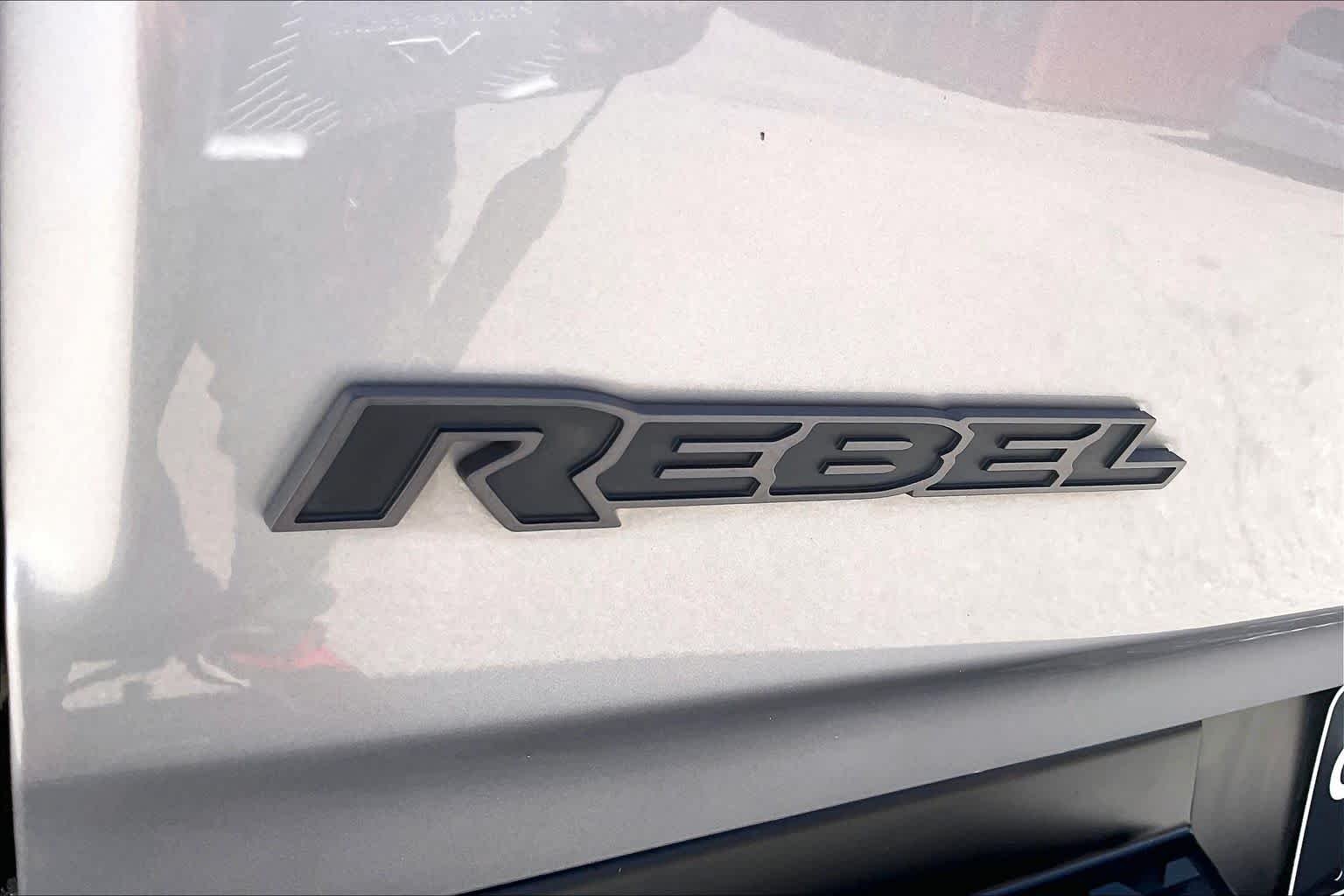Used 2022 Billet Silver Metallic Clearcoat Ram Rebel image 10