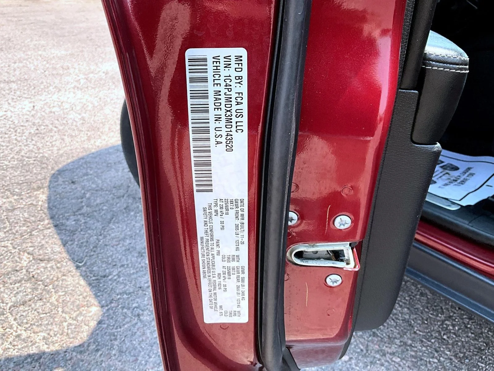 Certified Used 2021 Red Jeep Limited image 25