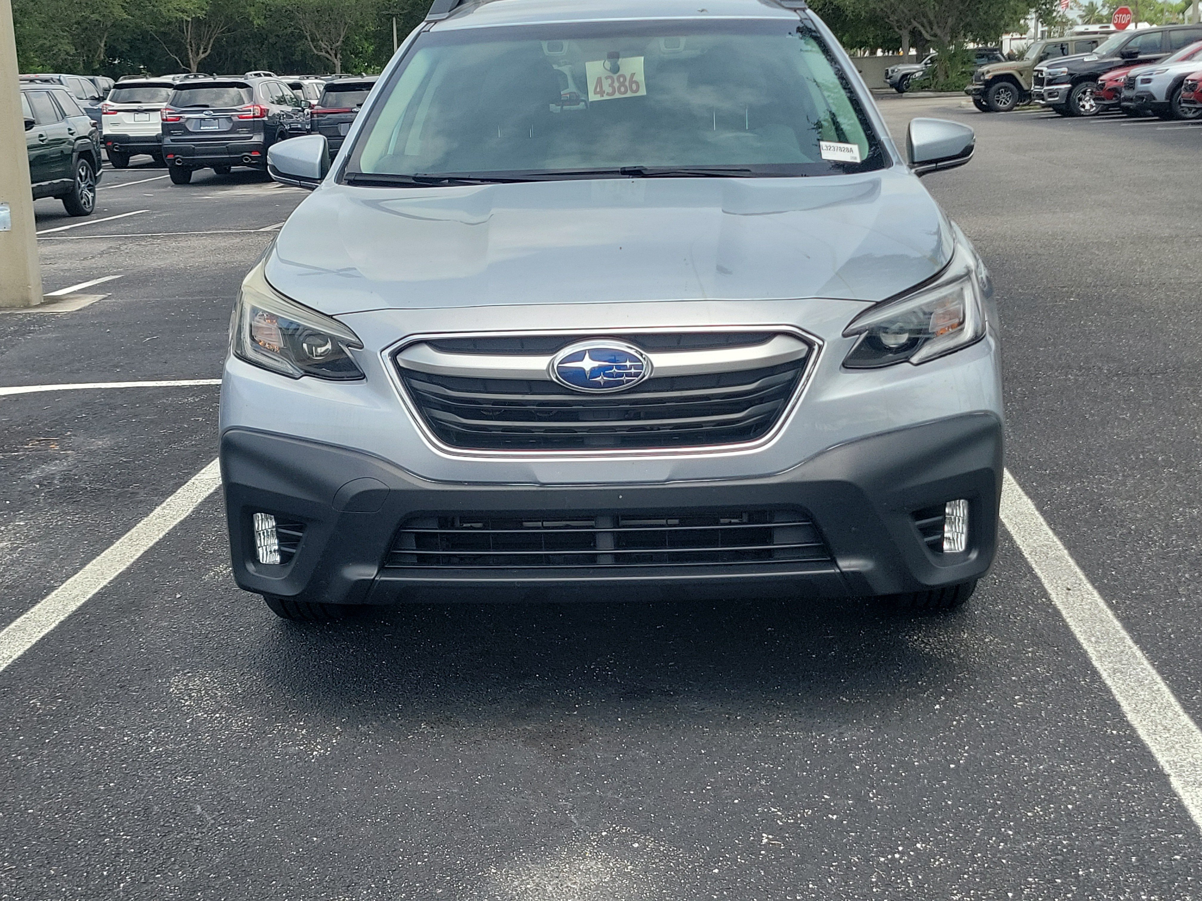 Used 2020 Ice Silver Metallic Subaru Premium image 1