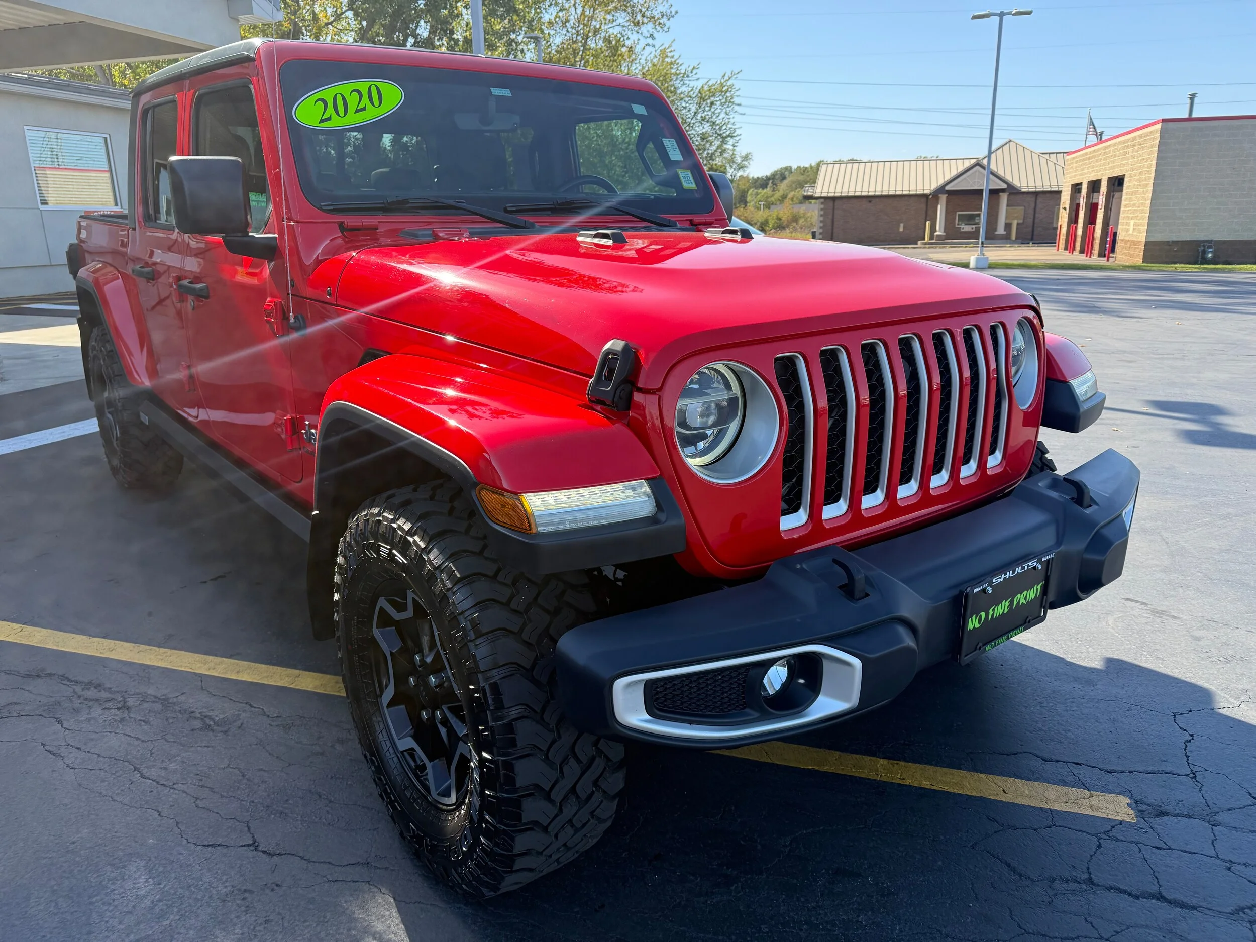 Used 2020 Firecracker Red Clearcoat Jeep Overland image 8